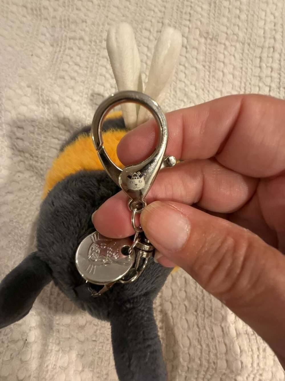 Jellycat Albee Bee Plush Stuffed Animal Toy Keychain Bag Charm - Picture 5 of 7